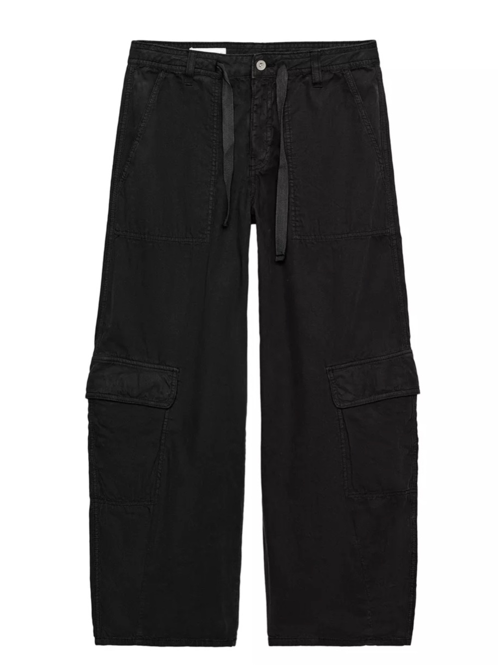 Zara Black barrel cargo